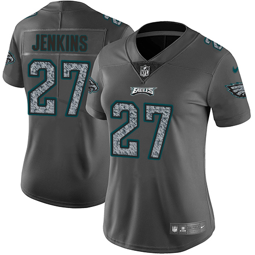 Nike Eagles #27 Malcolm Jenkins Gray Static Women's Stitched NFL Vapor Untouchable Limited Jersey Nike Eagles #27 Malcolm Jenkins Gray Static Women's Stitched NFL Vapor Untouchable Limited Jersey