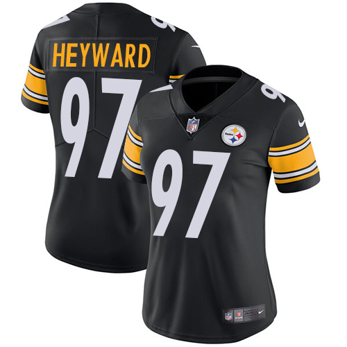 Nike Steelers #97 Cameron Heyward Black Team Color Women's Stitched NFL Vapor Untouchable Limited Jersey Nike Steelers #97 Cameron Heyward Black Team Color Women's Stitched NFL Vapor Untouchable Limited Jersey
