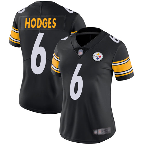 Nike Steelers #6 Devlin Hodges Black Team Color Women's Stitched NFL Vapor Untouchable Limited Jersey Nike Steelers #6 Devlin Hodges Black Team Color Women's Stitched NFL Vapor Untouchable Limited Jersey