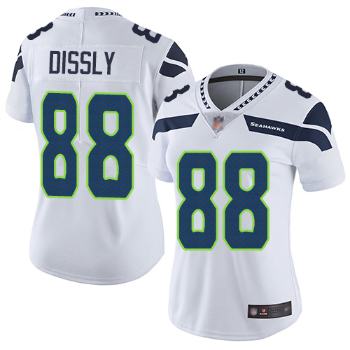 Nike Seahawks #88 Will Dissly White Women's Stitched NFL Vapor Untouchable Limited Jersey Nike Seahawks #88 Will Dissly White Women's Stitched NFL Vapor Untouchable Limited Jersey