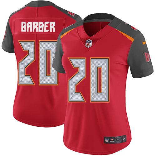 Nike Buccaneers #20 Ronde Barber Red Team Color Women's Stitched NFL Vapor Untouchable Limited Jersey Nike Buccaneers #20 Ronde Barber Red Team Color Women's Stitched NFL Vapor Untouchable Limited Jersey