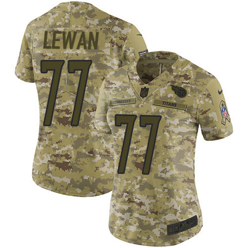 Nike Titans #77 Taylor Lewan Camo Women's Stitched NFL Limited 2018 Salute to Service Jersey Nike Titans #77 Taylor Lewan Camo Women's Stitched NFL Limited 2018 Salute to Service Jersey