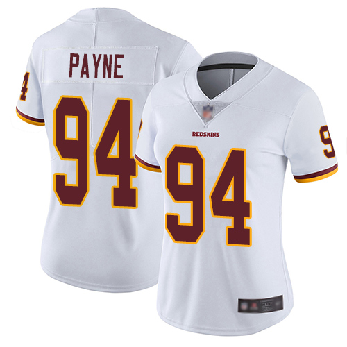 Nike Redskins #94 Da'Ron Payne White Women's Stitched NFL Vapor Untouchable Limited Jersey Nike Redskins #94 Da'Ron Payne White Women's Stitched NFL Vapor Untouchable Limited Jersey