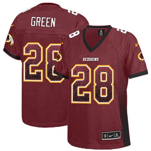 Nike Redskins #28 Darrell Green Burgundy Red Team Color Women's Stitched NFL Elite Drift Fashion Jersey Nike Redskins #28 Darrell Green Burgundy Red Team Color Women's Stitched NFL Elite Drift Fashion Jersey