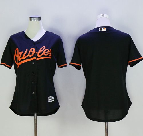 Orioles Blank Black Women's Alternate Stitched MLB Jersey Orioles Blank Black Women's Alternate Stitched MLB Jersey