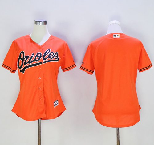 Orioles Blank Orange Women's Alternate Stitched MLB Jersey Orioles Blank Orange Women's Alternate Stitched MLB Jersey