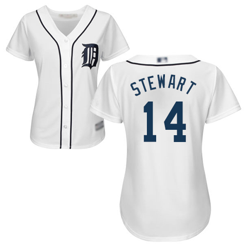 Tigers #14 Christin Stewart White Home Women's Stitched MLB Jersey Tigers #14 Christin Stewart White Home Women's Stitched MLB Jersey