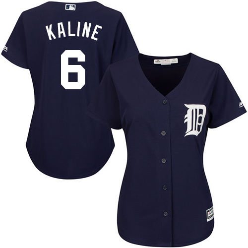 Tigers #6 Al Kaline Navy Blue Alternate Women's Stitched MLB Jersey Tigers #6 Al Kaline Navy Blue Alternate Women's Stitched MLB Jersey