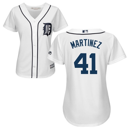 Tigers #41 Victor Martinez White Home Women's Stitched MLB Jersey Tigers #41 Victor Martinez White Home Women's Stitched MLB Jersey