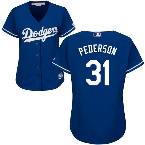 Dodgers #31 Joc Pederson Blue Alternate Women's Stitched MLB Jersey Dodgers #31 Joc Pederson Blue Alternate Women's Stitched MLB Jersey