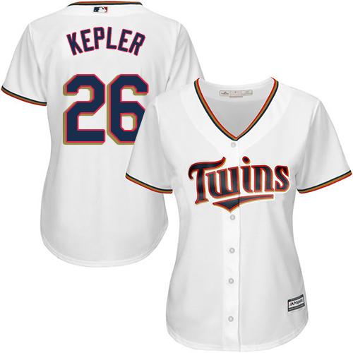 Twins #26 Max Kepler White Home Women's Stitched MLB Jersey Twins #26 Max Kepler White Home Women's Stitched MLB Jersey