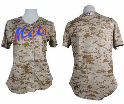 Mets Blank Camo Women's Fashion Stitched MLB Jersey Mets Blank Camo Women's Fashion Stitched MLB Jersey