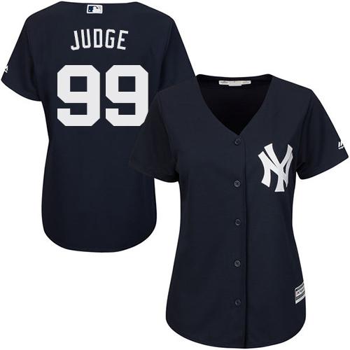 Yankees #99 Aaron Judge Navy Blue Alternate Women's Stitched MLB Jersey Yankees #99 Aaron Judge Navy Blue Alternate Women's Stitched MLB Jersey