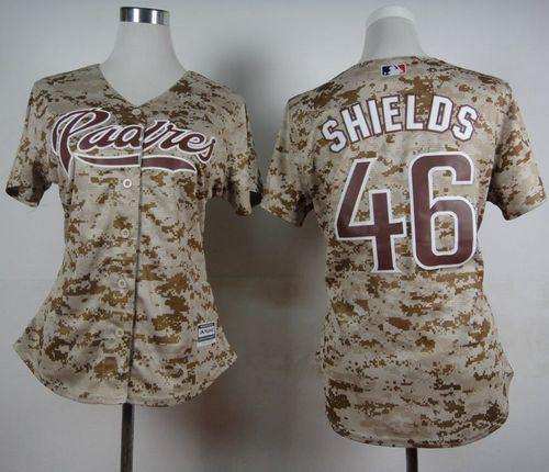 Padres #46 Craig Kimbrel Camo Alternate 2 Women's Stitched MLB Jersey Padres #46 Craig Kimbrel Camo Alternate 2 Women's Stitched MLB Jersey