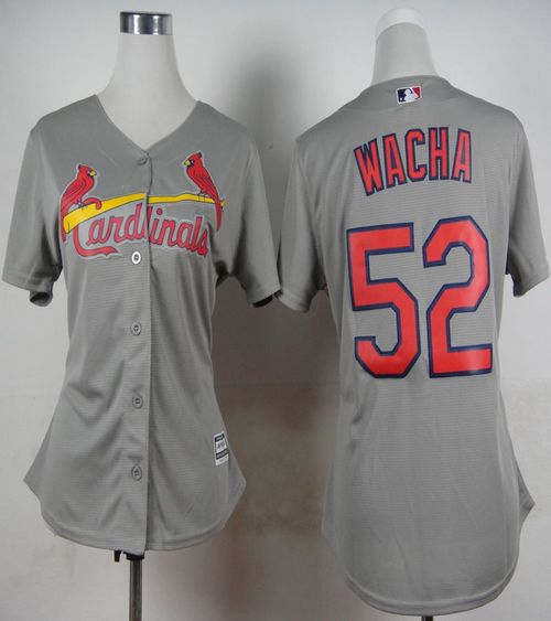Cardinals #52 Michael Wacha Grey Road Women's Stitched MLB Jersey Cardinals #52 Michael Wacha Grey Road Women's Stitched MLB Jersey