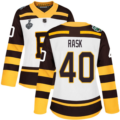 Adidas Bruins #40 Tuukka Rask White Authentic 2019 Winter Classic Stanley Cup Final Bound Women's Stitched NHL Jersey Adidas Bruins #40 Tuukka Rask White Authentic 2019 Winter Classic Stanley Cup Final Bound Women's Stitched NHL Jersey