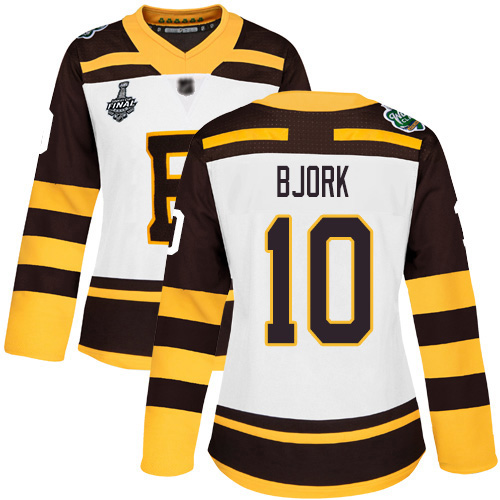 Adidas Bruins #10 Anders Bjork White Authentic 2019 Winter Classic Stanley Cup Final Bound Women's Stitched NHL Jersey Adidas Bruins #10 Anders Bjork White Authentic 2019 Winter Classic Stanley Cup Final Bound Women's Stitched NHL Jersey