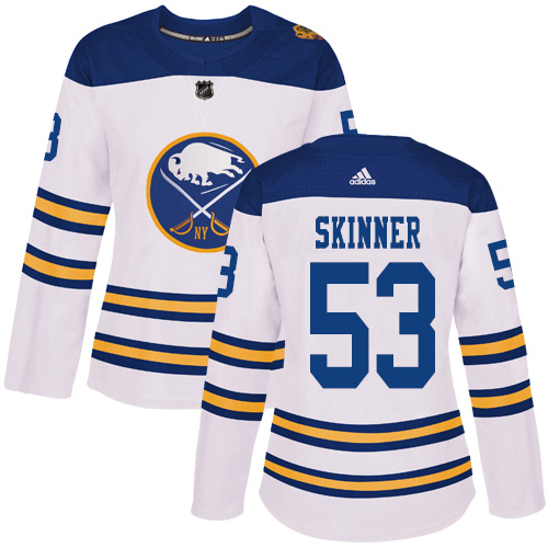 Adidas Sabres #53 Jeff Skinner White Authentic 2018 Winter Classic Women's Stitched NHL Jersey Adidas Sabres #53 Jeff Skinner White Authentic 2018 Winter Classic Women's Stitched NHL Jersey