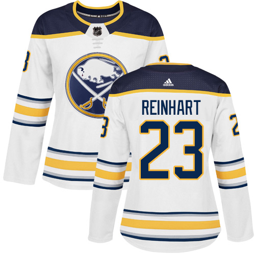 Adidas Sabres #23 Sam Reinhart White Road Authentic Women's Stitched NHL Jersey Adidas Sabres #23 Sam Reinhart White Road Authentic Women's Stitched NHL Jersey