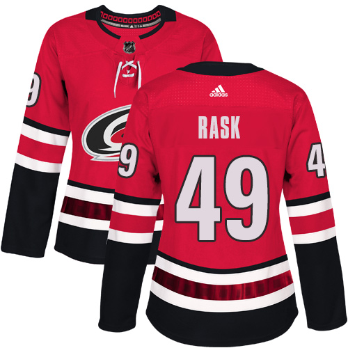 Adidas Hurricanes #49 Victor Rask Red Home Authentic Women's Stitched NHL Jersey Adidas Hurricanes #49 Victor Rask Red Home Authentic Women's Stitched NHL Jersey