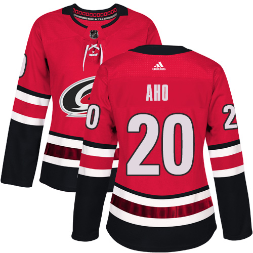 Adidas Hurricanes #20 Sebastian Aho Red Home Authentic Women's Stitched NHL Jersey Adidas Hurricanes #20 Sebastian Aho Red Home Authentic Women's Stitched NHL Jersey