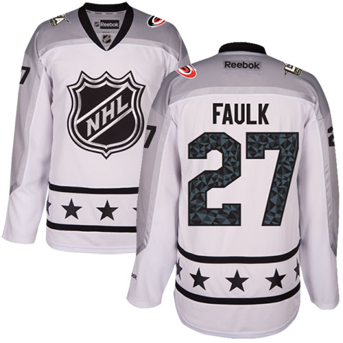 Hurricanes #27 Justin Faulk White 2017 All-Star Metropolitan Division Women's Stitched NHL Jersey Hurricanes #27 Justin Faulk White 2017 All-Star Metropolitan Division Women's Stitched NHL Jersey