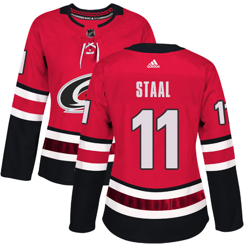 Adidas Hurricanes #11 Jordan Staal Red Home Authentic Women's Stitched NHL Jersey Adidas Hurricanes #11 Jordan Staal Red Home Authentic Women's Stitched NHL Jersey