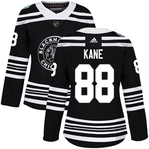 Adidas Blackhawks #88 Patrick Kane Black Authentic 2019 Winter Classic Women's Stitched NHL Jersey Adidas Blackhawks #88 Patrick Kane Black Authentic 2019 Winter Classic Women's Stitched NHL Jersey