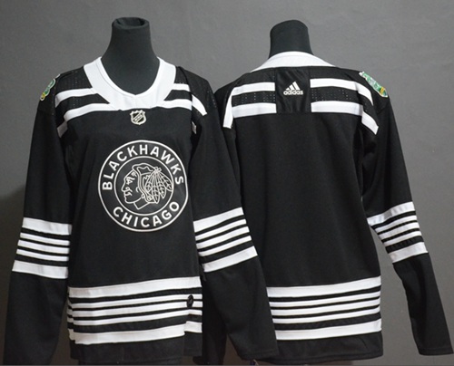 Adidas Blackhawks Blank Black Authentic 2019 Winter Classic Women's Stitched NHL Jersey Adidas Blackhawks Blank Black Authentic 2019 Winter Classic Women's Stitched NHL Jersey