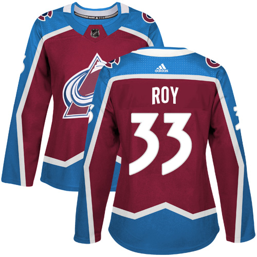 Adidas Avalanche #33 Patrick Roy Burgundy Home Authentic Women's Stitched NHL Jersey Adidas Avalanche #33 Patrick Roy Burgundy Home Authentic Women's Stitched NHL Jersey