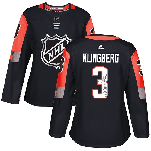 Adidas Stars #3 John Klingberg Black 2018 All-Star Central Division Authentic Women's Stitched NHL Jersey Adidas Stars #3 John Klingberg Black 2018 All-Star Central Division Authentic Women's Stitched NHL Jersey