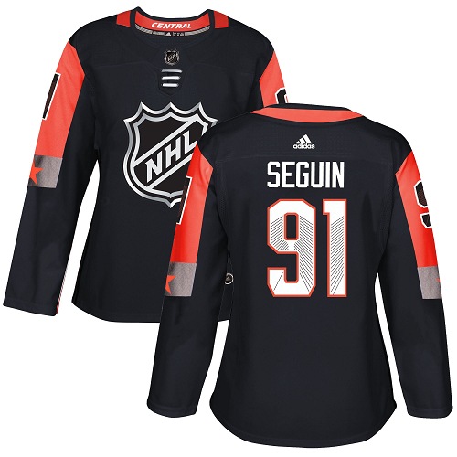 Adidas Stars #91 Tyler Seguin Black 2018 All-Star Central Division Authentic Women's Stitched NHL Jersey Adidas Stars #91 Tyler Seguin Black 2018 All-Star Central Division Authentic Women's Stitched NHL Jersey
