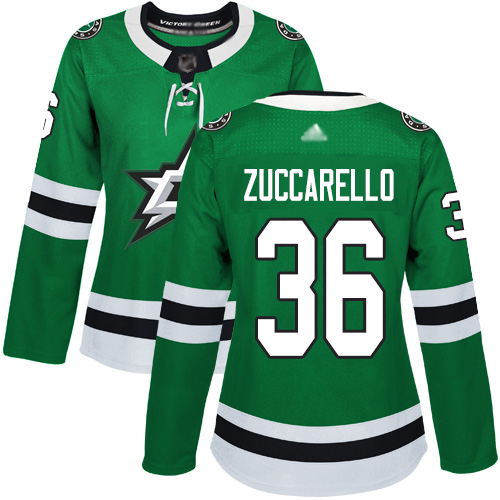 Adidas Stars #36 Mats Zuccarello Green Home Authentic Women's Stitched NHL Jersey Adidas Stars #36 Mats Zuccarello Green Home Authentic Women's Stitched NHL Jersey