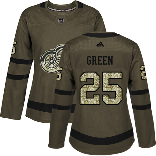 Adidas Red Wings #25 Mike Green Green Salute to Service Women's Stitched NHL Jersey Adidas Red Wings #25 Mike Green Green Salute to Service Women's Stitched NHL Jersey