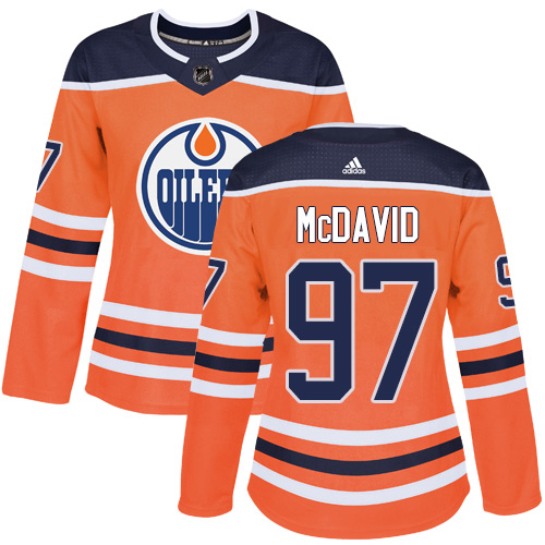 Adidas Oilers #97 Connor McDavid Orange Home Authentic Women's Stitched NHL Jersey Adidas Oilers #97 Connor McDavid Orange Home Authentic Women's Stitched NHL Jersey