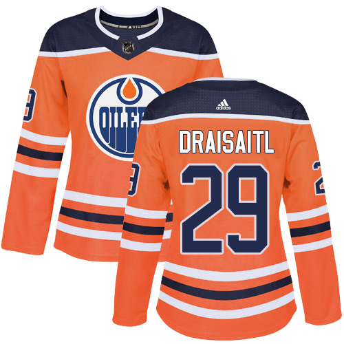 Adidas Oilers #29 Leon Draisaitl Orange Home Authentic Women's Stitched NHL Jersey Adidas Oilers #29 Leon Draisaitl Orange Home Authentic Women's Stitched NHL Jersey