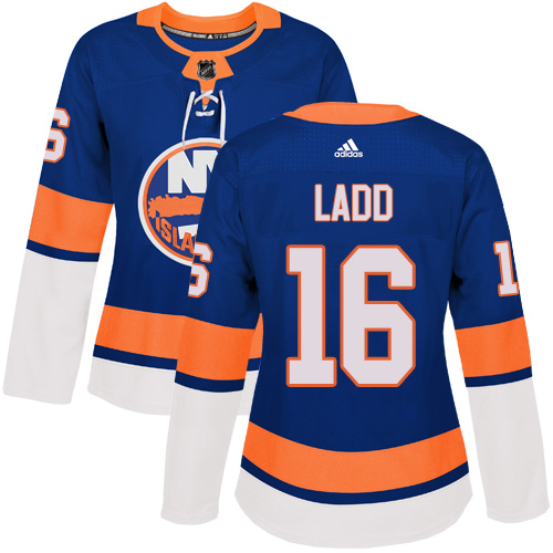 Adidas Islanders #16 Andrew Ladd Royal Blue Home Authentic Women's Stitched NHL Jersey Adidas Islanders #16 Andrew Ladd Royal Blue Home Authentic Women's Stitched NHL Jersey