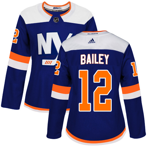Adidas Islanders #12 Josh Bailey Blue Alternate Authentic Women's Stitched NHL Jersey Adidas Islanders #12 Josh Bailey Blue Alternate Authentic Women's Stitched NHL Jersey