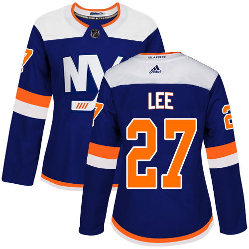 Adidas Islanders #27 Anders Lee Blue Alternate Authentic Women's Stitched NHL Jersey Adidas Islanders #27 Anders Lee Blue Alternate Authentic Women's Stitched NHL Jersey