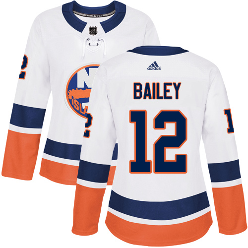 Adidas Islanders #12 Josh Bailey White Road Authentic Women's Stitched NHL Jersey Adidas Islanders #12 Josh Bailey White Road Authentic Women's Stitched NHL Jersey