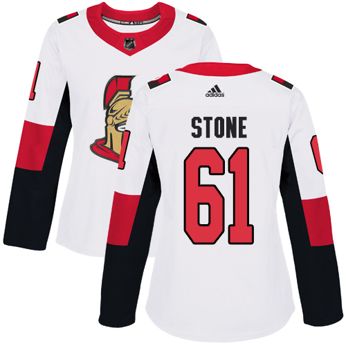 Adidas Senators #61 Mark Stone White Road Authentic Women's Stitched NHL Jersey Adidas Senators #61 Mark Stone White Road Authentic Women's Stitched NHL Jersey