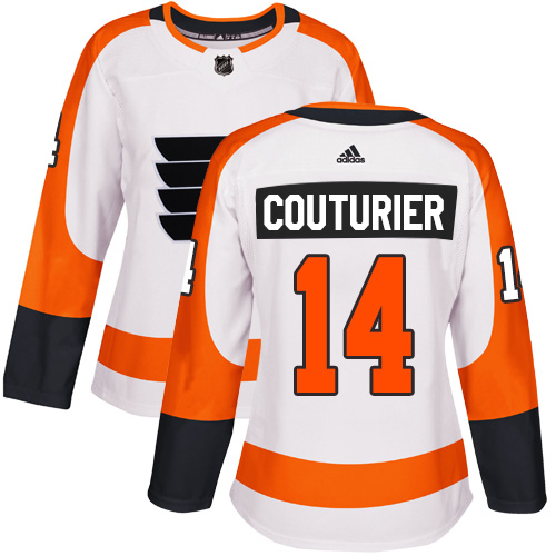 Adidas Flyers #14 Sean Couturier White Road Authentic Women's Stitched NHL Jersey Adidas Flyers #14 Sean Couturier White Road Authentic Women's Stitched NHL Jersey
