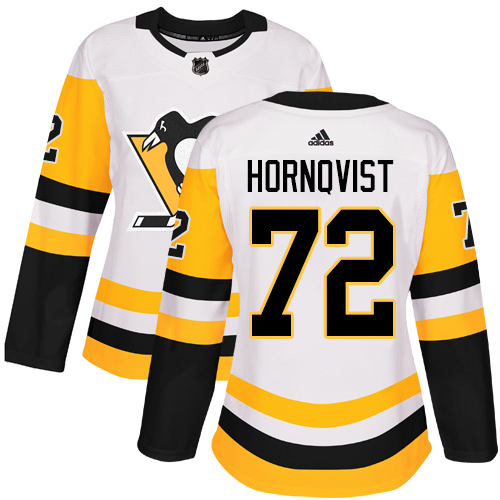 Adidas Penguins #72 Patric Hornqvist White Road Authentic Women's Stitched NHL Jersey Adidas Penguins #72 Patric Hornqvist White Road Authentic Women's Stitched NHL Jersey