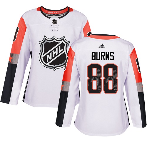 Adidas Sharks #88 Brent Burns White 2018 All-Star Pacific Division Authentic Women's Stitched NHL Jersey Adidas Sharks #88 Brent Burns White 2018 All-Star Pacific Division Authentic Women's Stitched NHL Jersey
