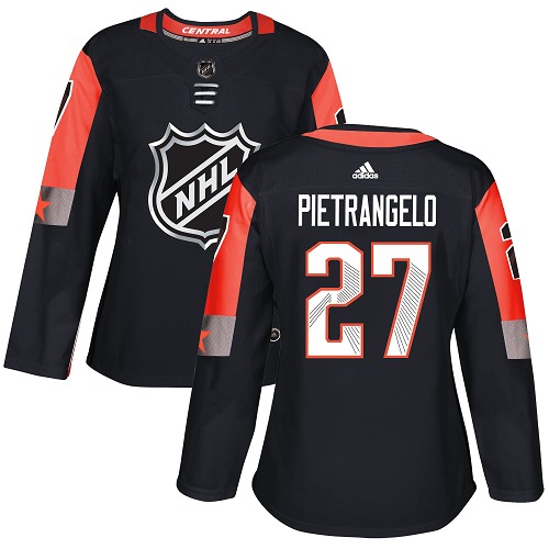 Adidas Blues #27 Alex Pietrangelo Black 2018 All-Star Central Division Authentic Women's Stitched NHL Jersey Adidas Blues #27 Alex Pietrangelo Black 2018 All-Star Central Division Authentic Women's Stitched NHL Jersey