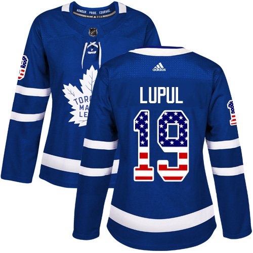 Adidas Maple Leafs #19 Joffrey Lupul Blue Home Authentic USA Flag Women's Stitched NHL Jersey Adidas Maple Leafs #19 Joffrey Lupul Blue Home Authentic USA Flag Women's Stitched NHL Jersey