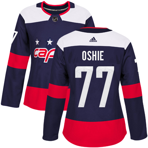 Adidas Capitals #77 T.J. Oshie Navy Authentic 2018 Stadium Series Women's Stitched NHL Jersey Adidas Capitals #77 T.J. Oshie Navy Authentic 2018 Stadium Series Women's Stitched NHL Jersey