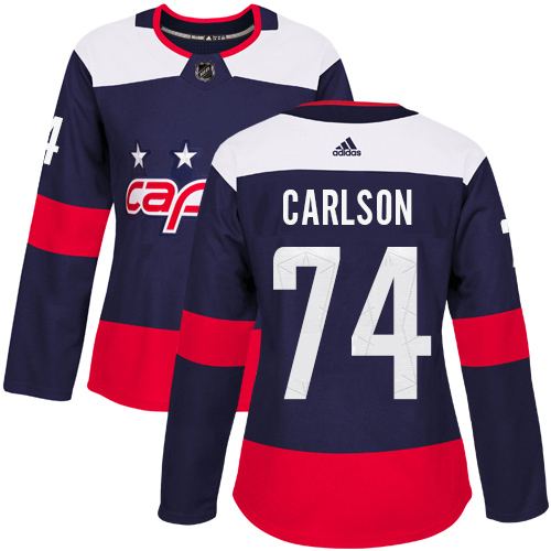 Adidas Capitals #74 John Carlson Navy Authentic 2018 Stadium Series Women's Stitched NHL Jersey Adidas Capitals #74 John Carlson Navy Authentic 2018 Stadium Series Women's Stitched NHL Jersey