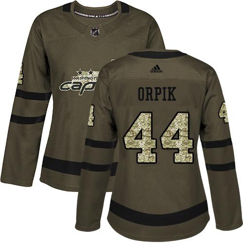 Adidas Capitals #44 Brooks Orpik Green Salute to Service Women's Stitched NHL Jersey Adidas Capitals #44 Brooks Orpik Green Salute to Service Women's Stitched NHL Jersey