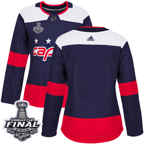 Adidas Capitals Blank Navy Authentic 2018 Stadium Series Stanley Cup Final Champions Women's Stitched NHL Jersey Adidas Capitals Blank Navy Authentic 2018 Stadium Series Stanley Cup Final Champions Women's Stitched NHL Jersey